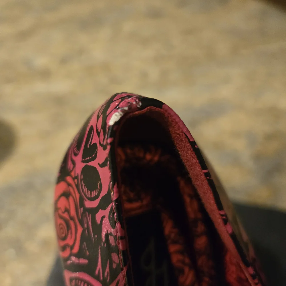 Iron Fist Women's Pink and Black Peep Toe Heels - Picture 5 of 7